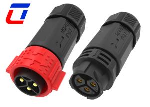 Wholesale High Voltage 50A Cable Male Female Connector Waterproof With Push Locking from china suppliers