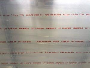 Wholesale 2024 Aerospace Grade Aluminium Sheet Customized Thickness Square Shape from china suppliers