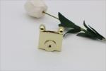 Nickel Free Light Gold Bag Accessories Metal leather bag lock push locks for