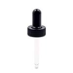 18mm 20mm 24mm Ribbed Pp Plastic Glass Dropper For Skin Care