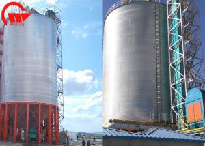 Wholesale Carton Steel / Stainless Steel Agricultural Feed Bins , 7.3m Dia Wheat Storage Silos from china suppliers