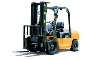 Wholesale CPCD50 Forklift Equipment , 5 Ton Electric Forklift Easy Maintenance from china suppliers