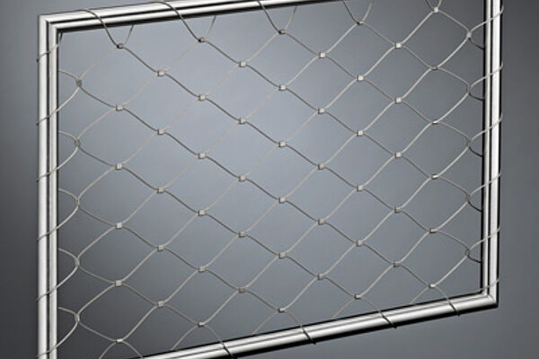 7x7 7x19 Stainless Steel Rope Mesh Netting , Durable SS Cable Mesh