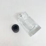 Perfume Bottle Glass Square Thick Bottom Snap On Glass Bottle Spray Perfume