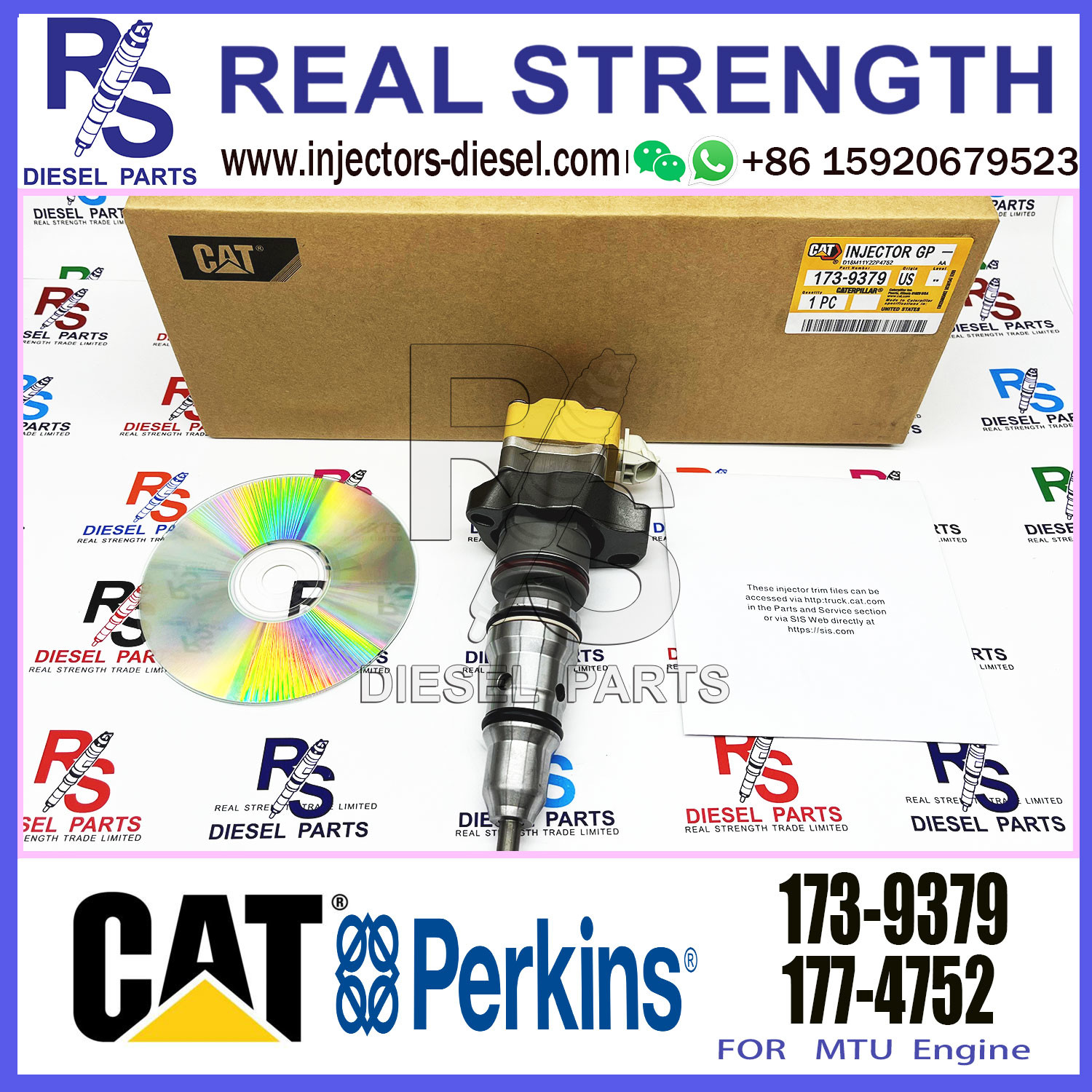 Diesel Engine Injector 10R-0781 222-5966 173-9379 For 3216 CAT Diesel Engine Injector