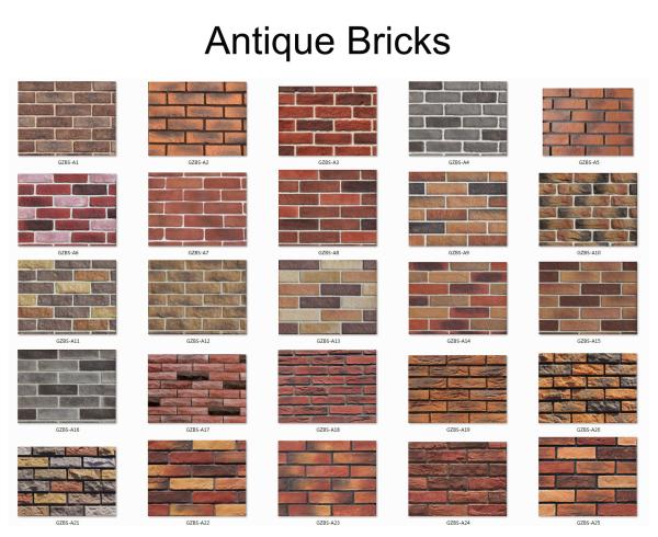 Artificial Rock Brick / Artifical Culture Sthone good quality 3D culture stone