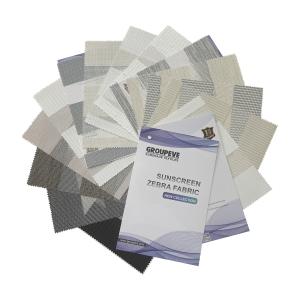 Wholesale Ready Stock 5% Openness Fire-proof Sunscreen Duo Roller Up Blinds Fabrics from china suppliers