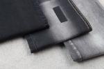 10 OZ Women Jeans Stretch Denim Fabric In Black / Black Color