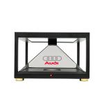 Inverted Pyramid Hologram Display 100x100cm Showcase 360 Degree For Shopping