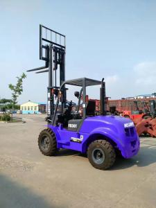Wholesale Heavy-Duty Diesel Four-Wheel Drive Forklift Truck Tire Type Air / Solid from china suppliers