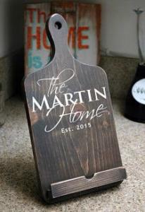 Wholesale Cookbook Stand , Tablet Stand, Ipad Holder , Farmhouse Kitchen Decor , Housewarming Gift , Wedding from china suppliers