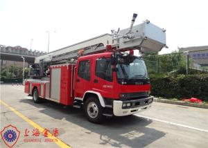 Wholesale 30 Meters Working Height Aerial Ladder Fire Truck ISUZU Chassis With 200L Fuel Tank from china suppliers