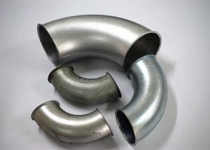 Wholesale Galvanized / Stainless Steel Dust Collection Fittings 45 Degree Bend Coupling from china suppliers