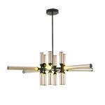 Modern Glass Tube Suspension lamp Living room Dining room scandinavian Castle