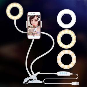Wholesale DC 5V Adjustable Led Beauty Light Flexible Live Stream Holder Clip 6W 24 USB from china suppliers