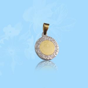 Wholesale Fashion High Quality Fashion Stainless Steel Round Shapped Necklace Pendant LPR377 from china suppliers