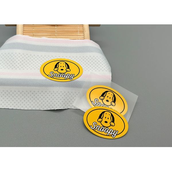 Custom 3.5cm 3 Colors Silicone Heat Transfer Labels For Clothing