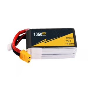Wholesale High Output 1050mAh 14.8V 4s1P Lipo Battery 130C RC Model Boat Batteries from china suppliers
