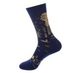 Personalized High Quality Seamless Jacquard Knit Cartoon Novelty Men Cotton Crew