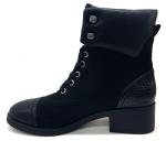 Textile Upper Material Womens Footwear Shoes With Zipper Closure