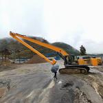 0.6 Cbm Excavator Long Boom For Middle East Market In Israel 55 Inch Length
