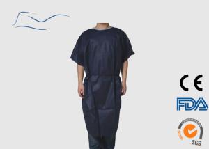Wholesale Black Color Disposable Patient Gowns Neck / Waist Ties Style 120 * 140CM from china suppliers