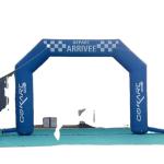 Entrance Door Inflatable Finish Arch CE Certificate With LED Light