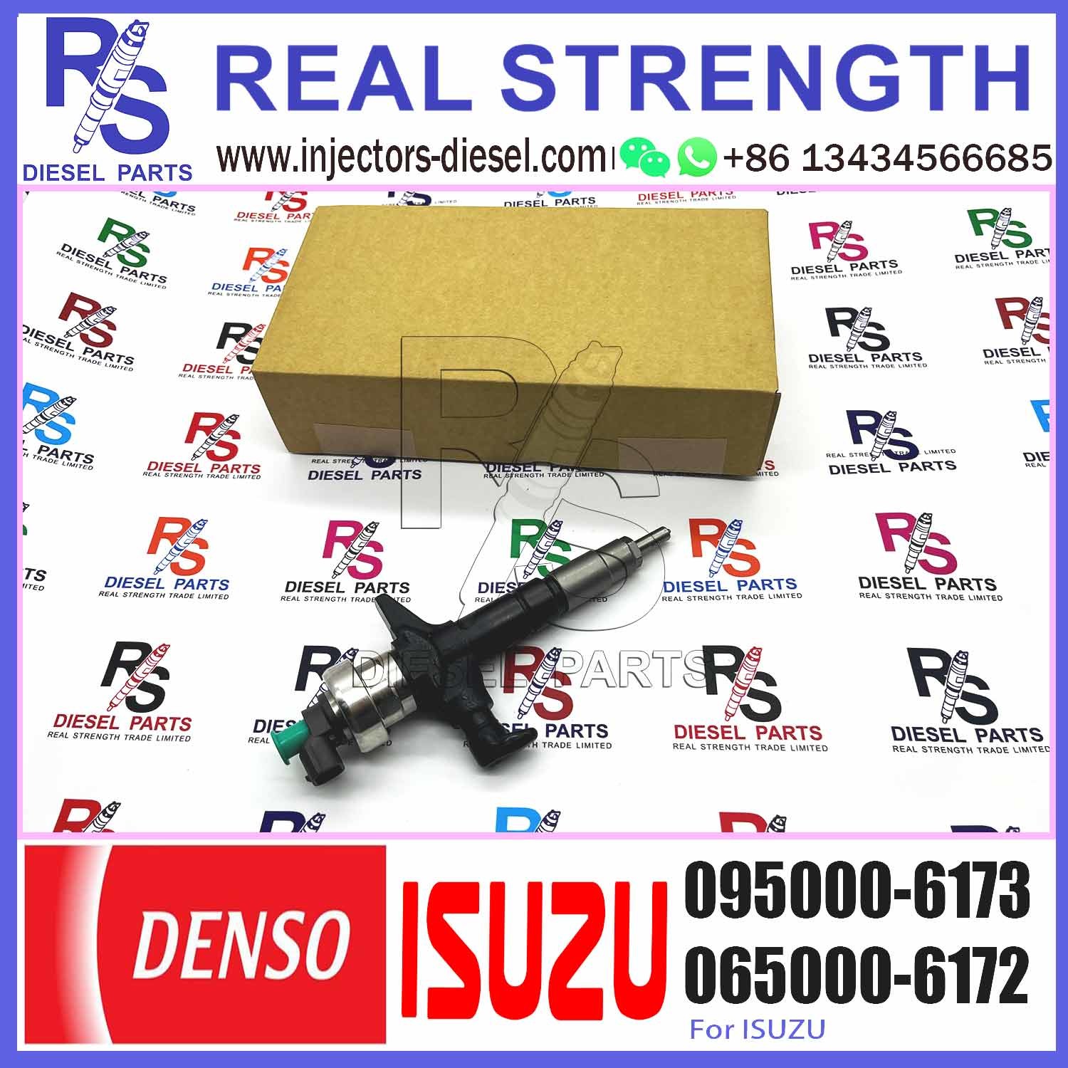 High quality fuel injector Common rail injector for Isuzu D-Max/Rodeo 4JK1 8-98055863-2 095000-6173 095000 6172 095000-6