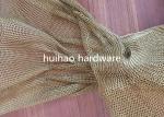 Interior/ Exterior Decoration Metal Ring Mesh with Brass Wire For Window Curtain