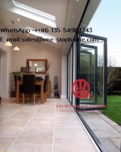 Wholesale Aluminium Heavy Folding Door Sound-Proof for Villa House Hotel Building Project from china suppliers