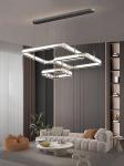 Acrylic Lampshade Waltz Chandelier Tri-Color LED 270W 250W
