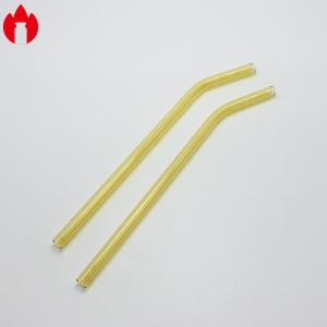 Wholesale Yellow High Borosilicate Glass Straw For Tea Or Coffee from china suppliers