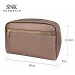 Multifunctional Waterproof L20cm PU Cosmetic Bag