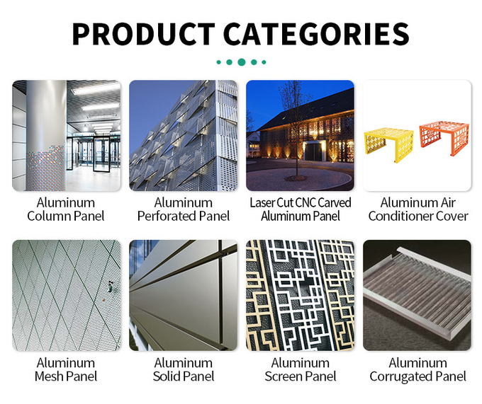 Modern Style Aluminium Alloy Solid Panel For Indoor Spaces And Beyond