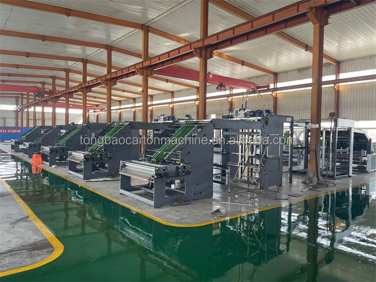 High Speed Automatic Flute Laminator for Colorful Carton Box 13 kw Film Packaging Type