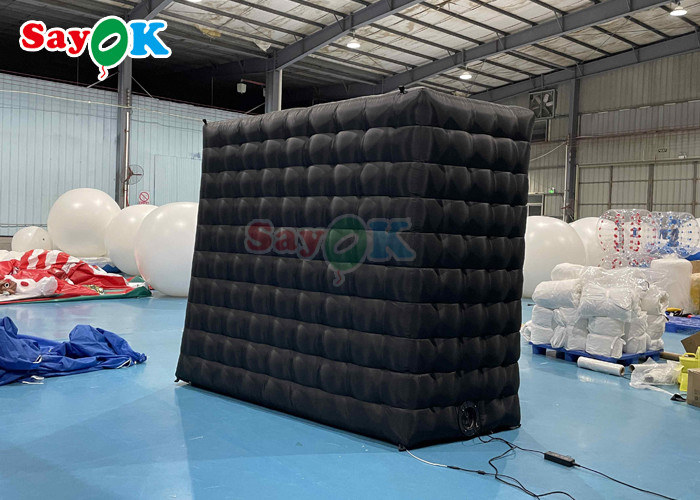 Portable Inflatable Vogue Photo Booth With LED Tube Lights Party Wedding Decor