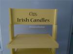 Point Of Purchase Merchandising Wood Shelves Christmas Decoration Candle Display