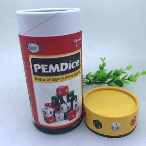 Wholesale Customized Recyclable Kraft Paper Tube Packaging For Puzzle Gold Stamping Printing from china suppliers