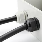 Water-proof Nylon66 pg cable gland with different thread size ,flat waserCable