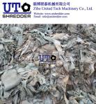 double shaft shredder - scrap leather shredder/ leather cutter/ leather shear/