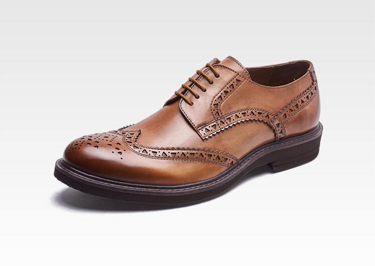 Vintage Mens Lace Up Casual Shoes , Outdoor Comfortable Fashionable Shoes