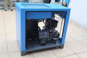 China Small Size Electric Screw Compressor Variable Speed Drive Oil Lubricated 8bar 10bar on sale