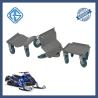 Buy cheap Mini Grey Steel 1500 Pounds Load-Bearing Snowmobile Dolly Set Rubber Wheels from wholesalers