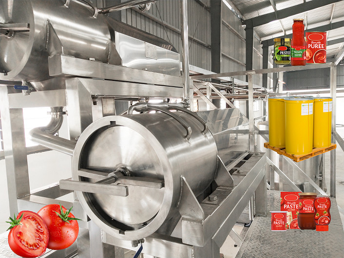 Wholesale 10T/H SUS 304 Tomato Paste Processing Line Energy Saving from china suppliers