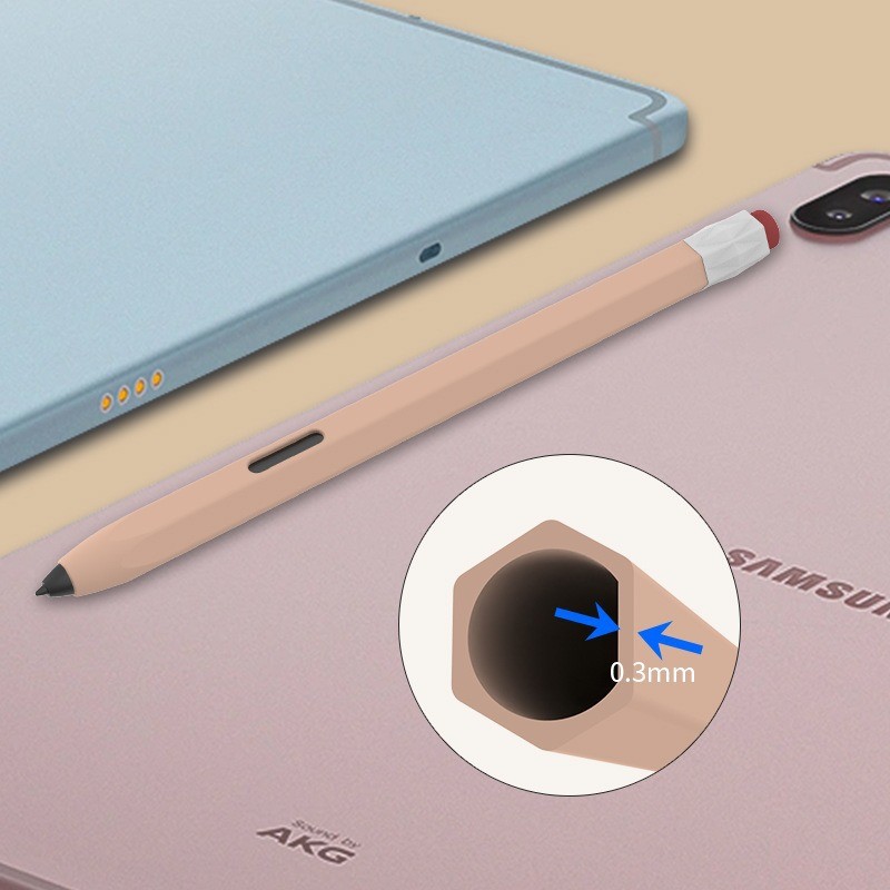 16*1cm Platinum Silicone Protective Case for Apple Pencil 2nd Generation Silicone Case