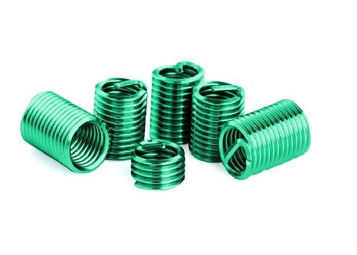 Green Carbon steel Wire Thread Insert Customized Anodizing finishing M12 M16 M18 M20