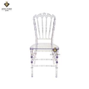 Wholesale Resin Clear Chiavari Chairs For Wedding Commercial Furniture 42cm*40cm*92cm from china suppliers