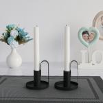 Wholesale Metallic Candle Holder Simple Luxury Candle Light Stand Exquisite