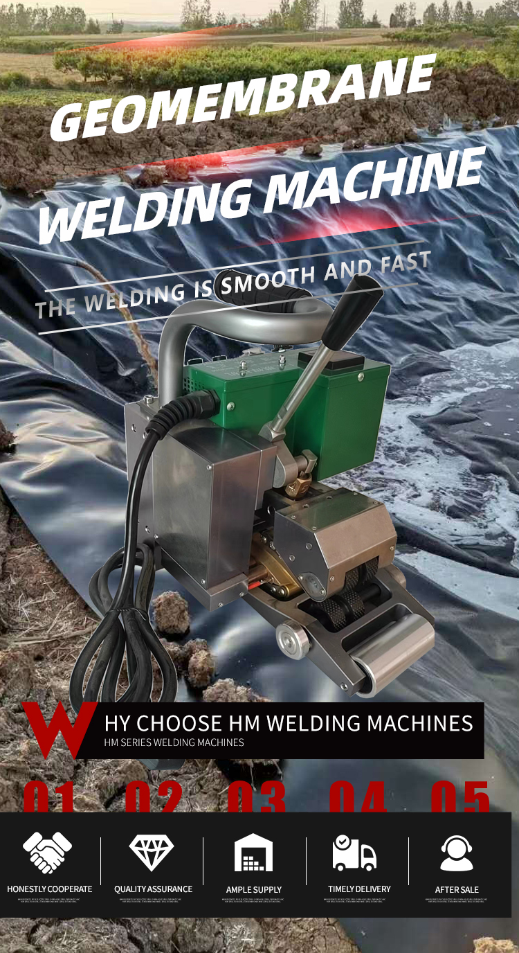 Plastic Welding Machine for High Temperature Welding of Landfill PND Liner Geomembrane