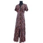 Summer Floral Printed Short Sleeve Ladies Casual Wear